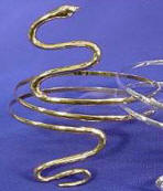 Roman or Egyptian Snake Asp Metal Armband  Ladies