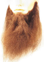 Beard 10" Full Face 100% Human Hair Oliver Twist Fagin 