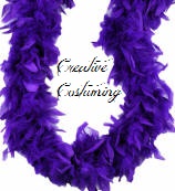 Purple Chandelle Feather Boa 60" 
