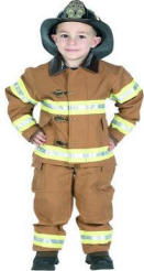 Child Fire Fighter Suit Costume