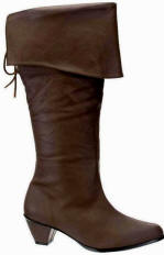 Woman's Pirate Boot, Medieval, Renaissance, Maiden Leather Boot