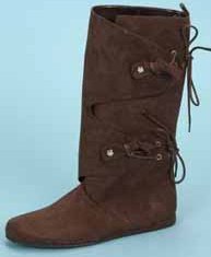 Woman's Renaissance, Medieval or Native American Indian  Side Lace Boot 