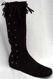 Renaissance, Medieval or Native American Indian Side Lace Boot 