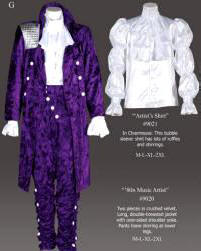 Prince Costume - Purple Rain 1980's Music Artist Costume