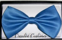Dumb and Dumber Blue Satin Bow Tie