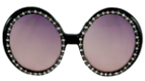Elton John Glasses piano player black with purple to pink