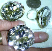 Diamond Ring Clear Diamond Round Shape Gem Ring