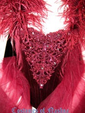 Scarlett O'Hara Costume Garnet Gown