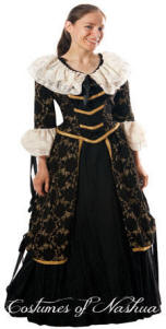 Colonial Woman Costume or Lady Amadeus Costume