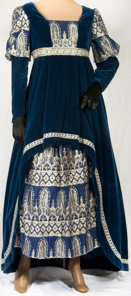 Renaissance Costume Gown 15th Century with Byzantine influence
