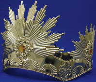 Gold Sunburst Crown