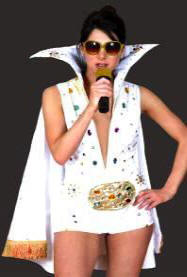 Lady Elvis Costume - Sexy Rocker