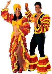 Calypso Woman Calypso Man Costume Carmen Miranda Costume