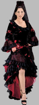 Spanish Senorita Costume Flamenco Dance
