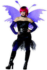 Teen Goth Rockin' Fairy Costume 