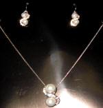 Lee-Ann Silver Necklace & Earring Set