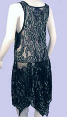 Flapper Dress Roaring 20's Clara Gown Back