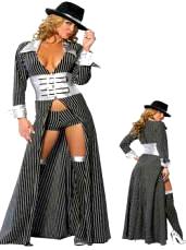 Womens Gangster Costume Mafia Mama Costume