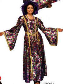 Mardi Gras Lady or Queen Costume