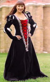 German Medieval Gown Costume 