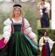 Robe du Soir Costume circa 1500's