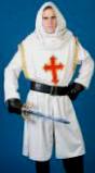 Crusader Knight Costume w/hood