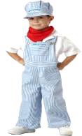 Child Toddler Amtrak Engineer Costume