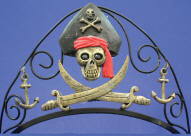 Pirate Skull & Sword Tiara