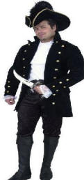 Suede Pirate of the Caribbean Pirate Costume