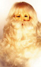 Santa Claus Wig & Beard Set Yak Hair