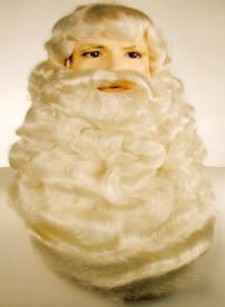 Extra Large Supreme Santa Claus Wig and Beard Set