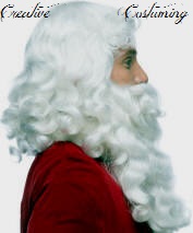 Santa Beard & Wig Set 