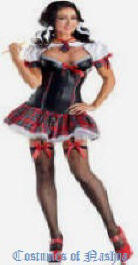Schoolgirl Costume with Body Shaper