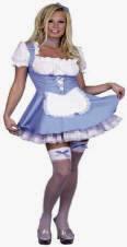 Sexy Alice Costume with Petticoat Underskirt