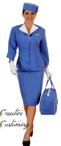 Pan Am Stewardess Costume similar to