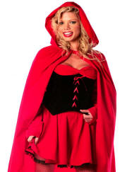 Little Red Riding Hood Costume with Petticoat Underskirt