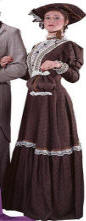 Early 20th Century Walking Dress Costume Gibson Girl Era Costume
