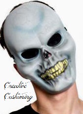 Crackle Skull Mask