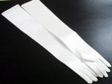 White Gloves - Long Stretch Nylon 23"
