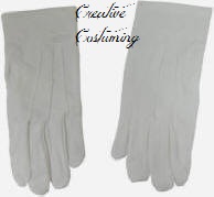 White Nylon Glove