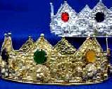 King Crown with Jewel Stones