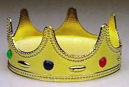 Child King Crown - Jeweled Plastic