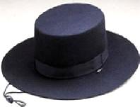 Zorro Hat Spanish Gaucho Wool Felt