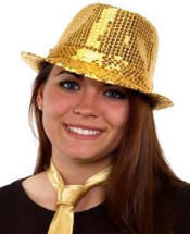 Sequin Fedora Hat