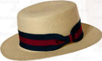 Skimmer Hat Straw Boater Hat Toyo Skimmer Hat