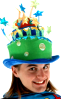 Birthday Hat - Celebration Cake Hat