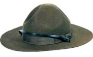 WWI Doughboy Hat, Mountie Hat, Smokey Bear Hat, Wool Felt