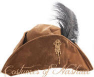 Swashbuckler Hat w/Ostrich Plume or Pirate Hat