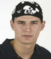 Pirate Skull Bandana Cotton Headwrap