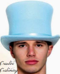 Sim Wool Bell Blue Top Hat